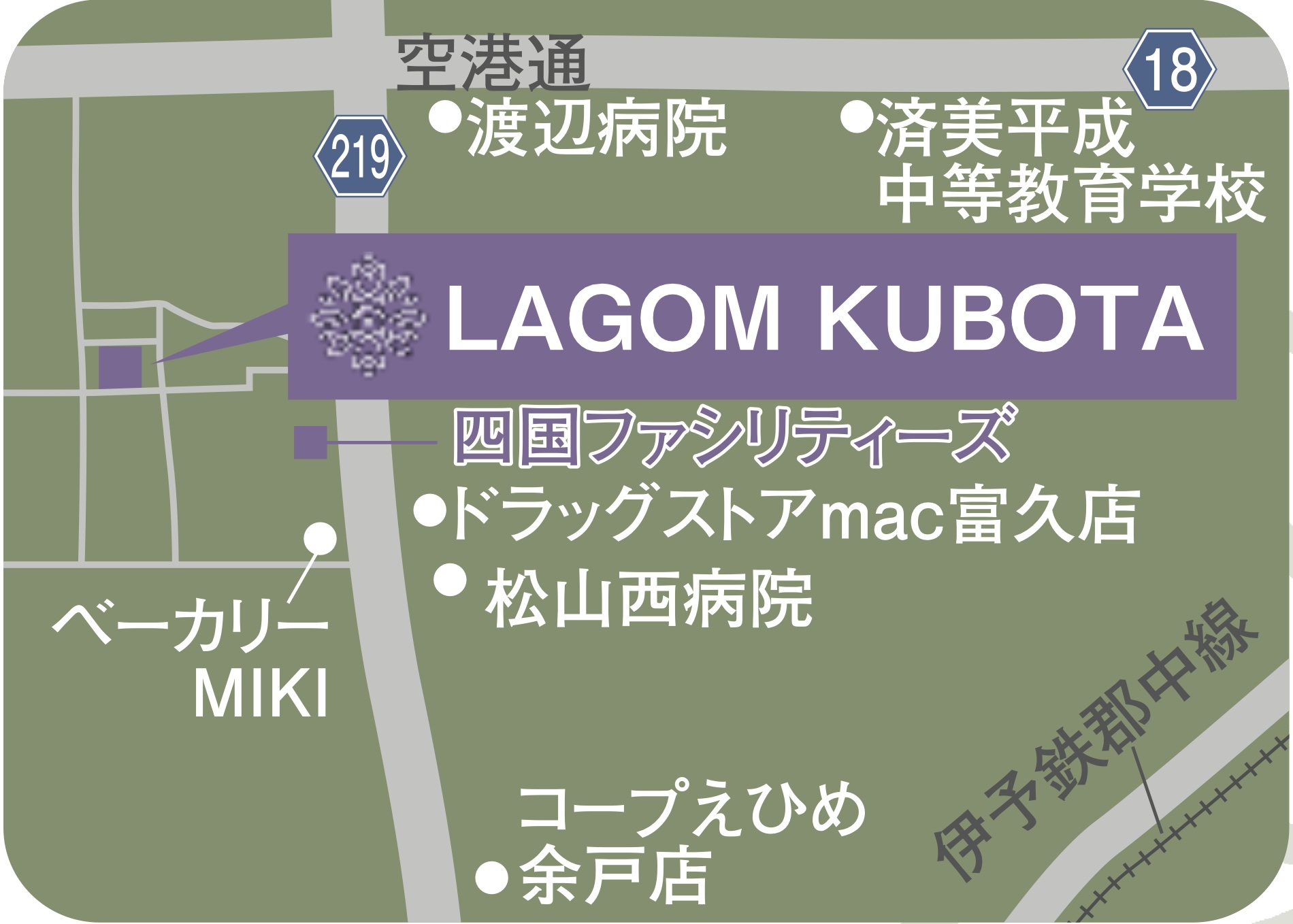 LAGOM KUBOTA / ラゴム クボタの地図